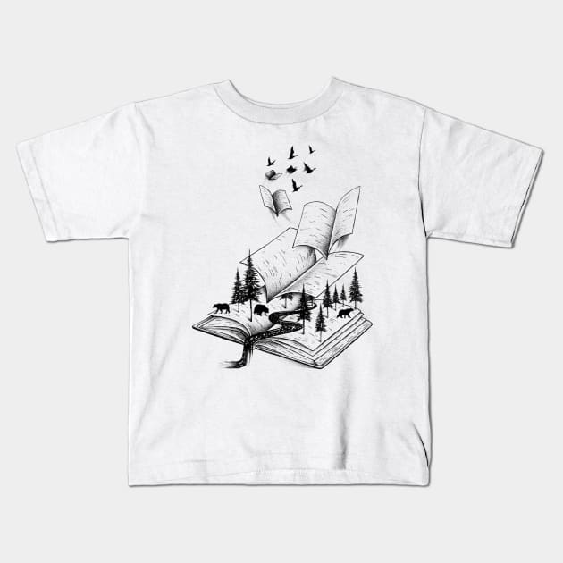 THE MIGRATION Kids T-Shirt by thiagobianchini